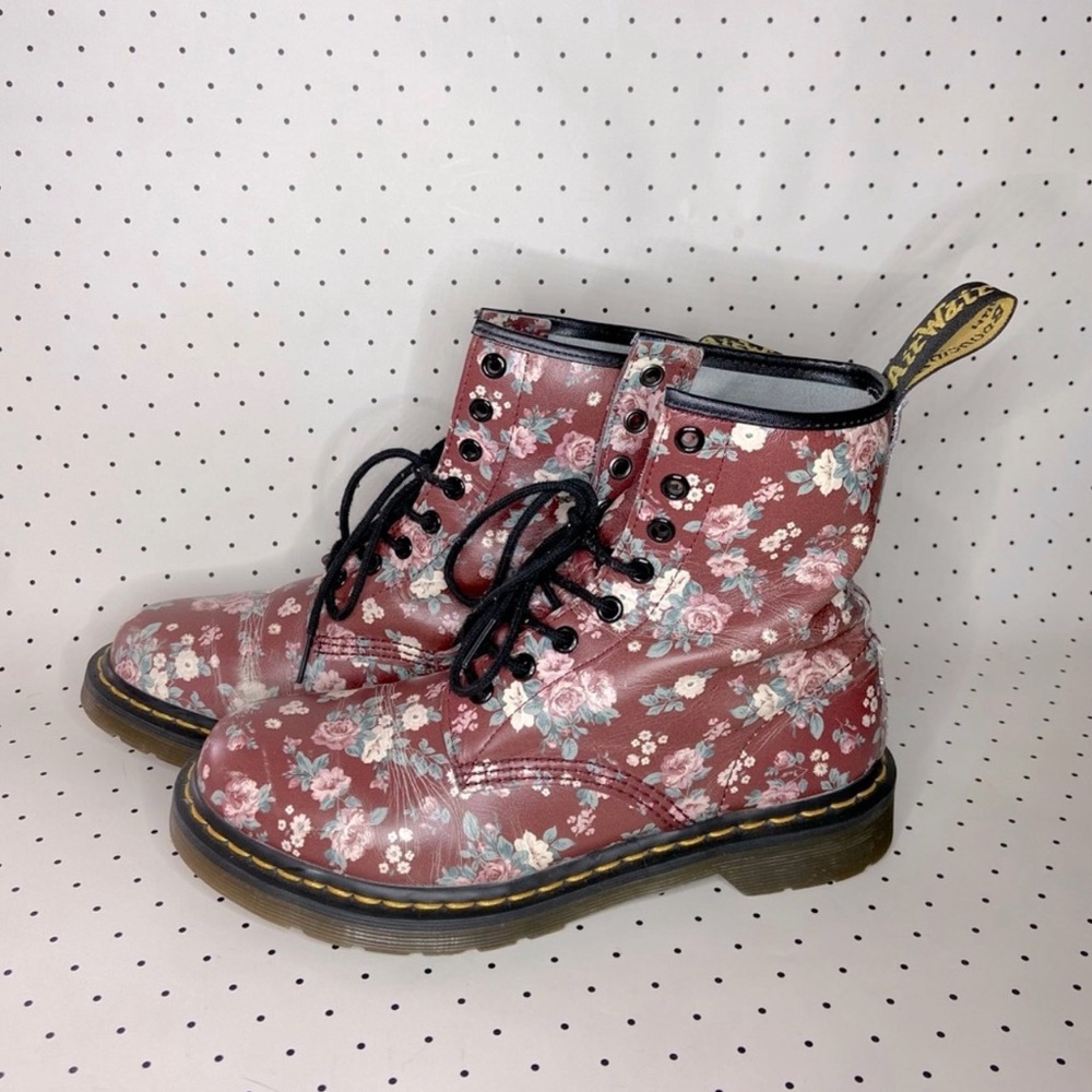 Doc Martens 🌺 1460 VINTAGE PASCAL FLORAL BOOTS🌺 - Picture 5 of 10